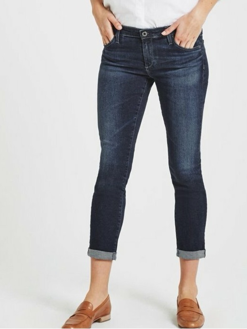 AG Adriano Goldschmied Stilt Roll-Up Cigarette Jeans